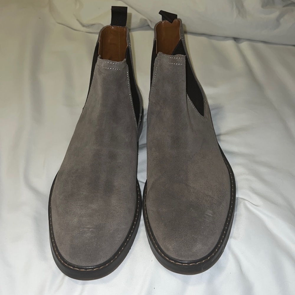 Mens grey chelsea boots